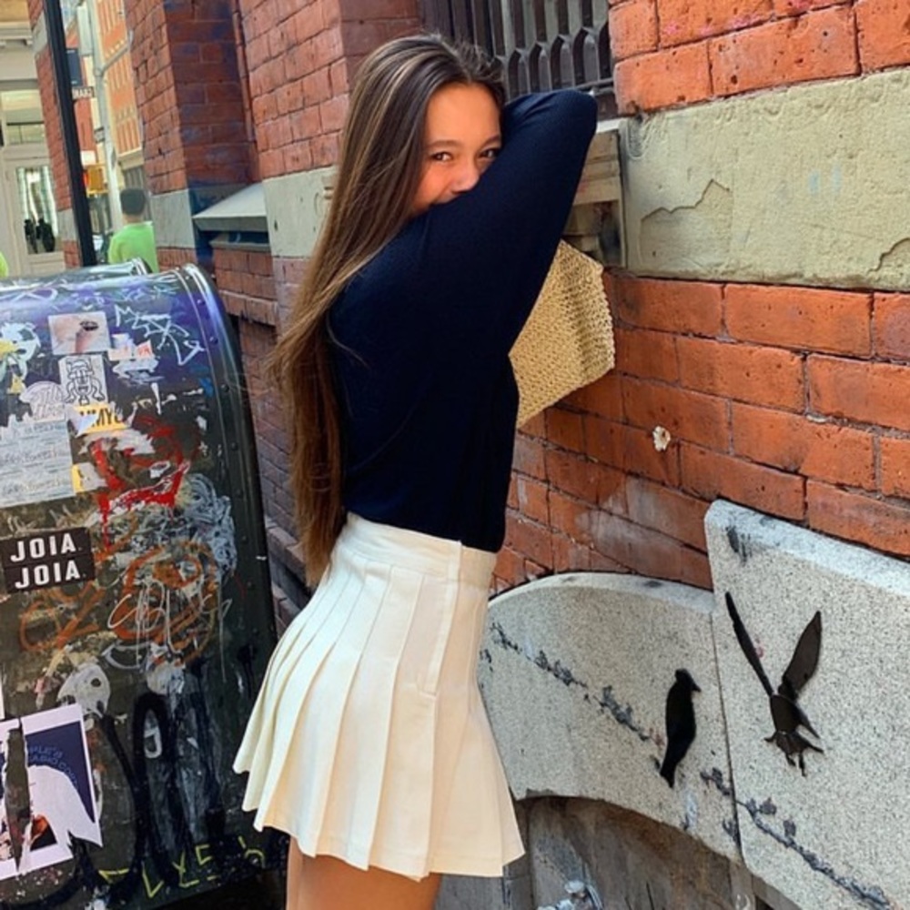 Brandy pleated skirt